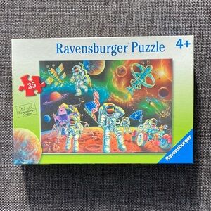 🧩 35 Piece Ravensburger Moon Landing Jigsaw Puzzle, Space Exploration, NASA, 4+